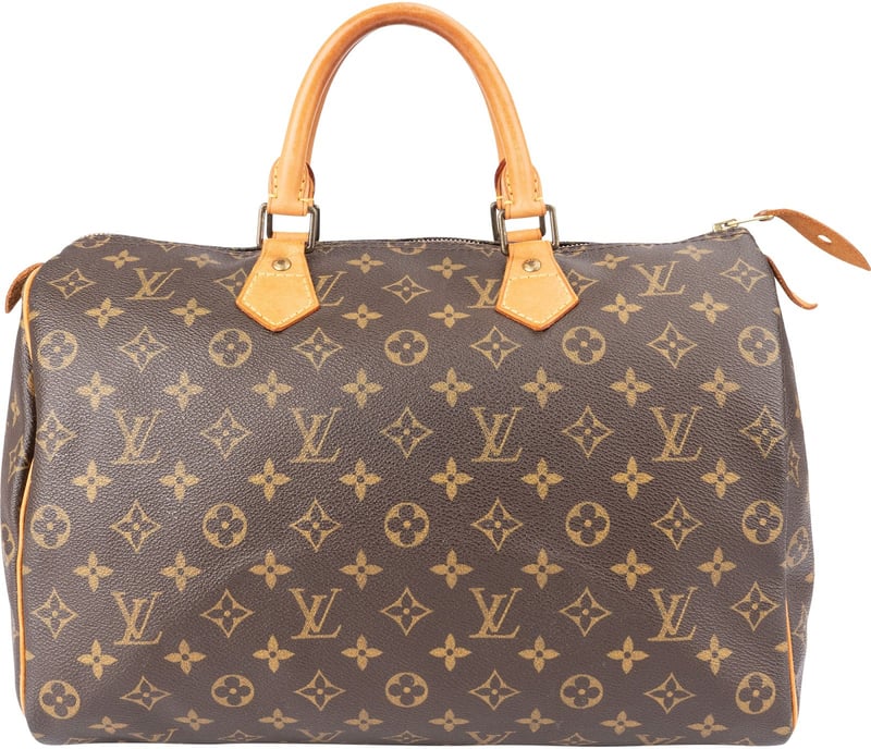 Louis Vuitton Monogram Canvas Speedy 35 Handbag