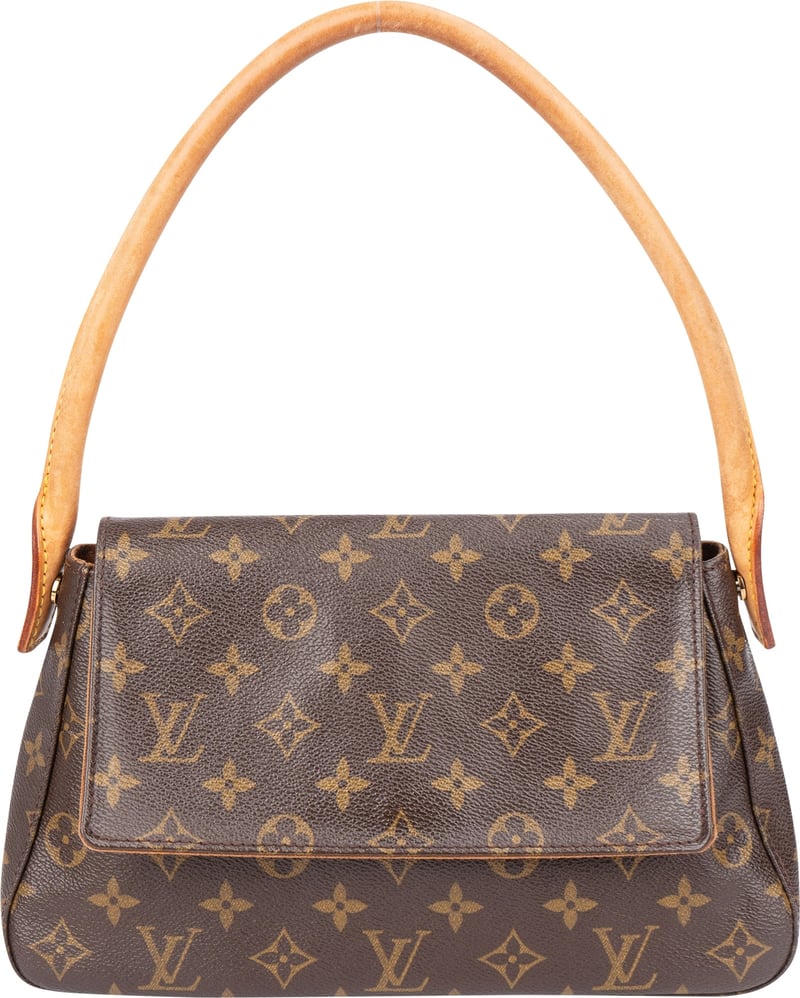 Louis Vuitton Canvas Monogram Looping PM Shoulder Bag