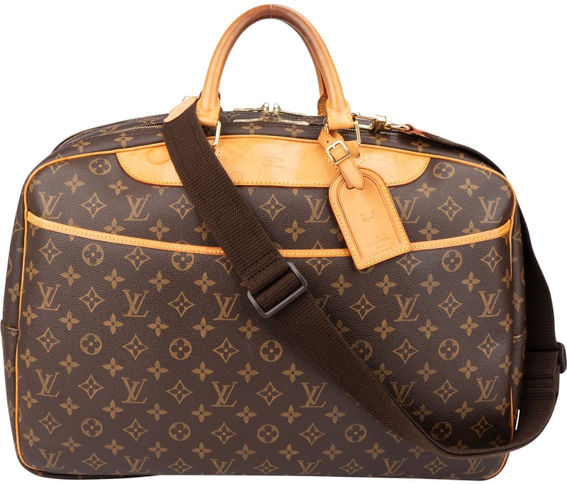 Louis Vuitton Canvas Monogram Alize Travel Bag