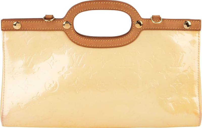 Louis Vuitton Perle Monogram Vernis Leather Roxbury Drive Handbag