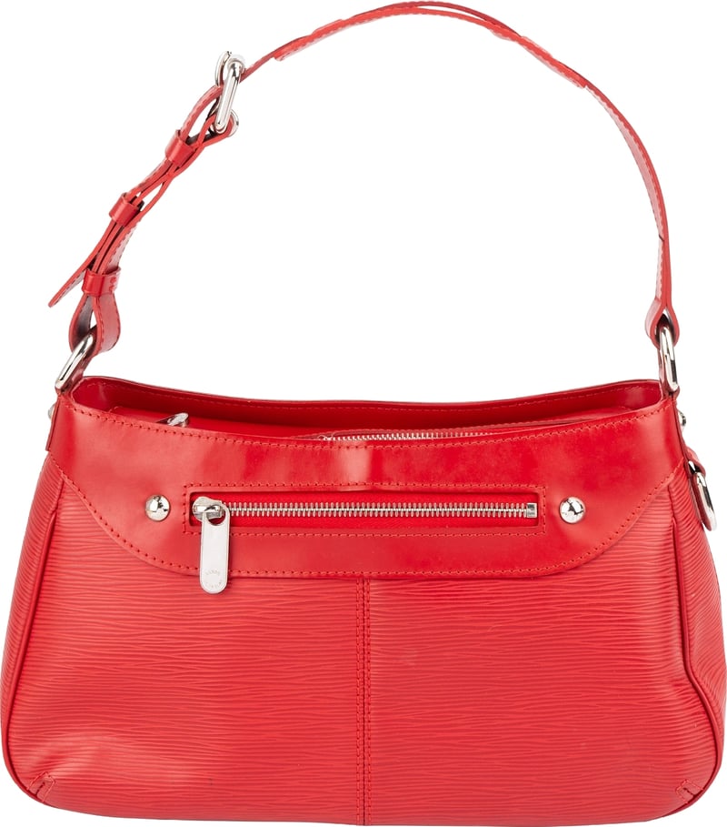 Louis Vuitton Red Epi Leather Turenne PM Shoulder Bag