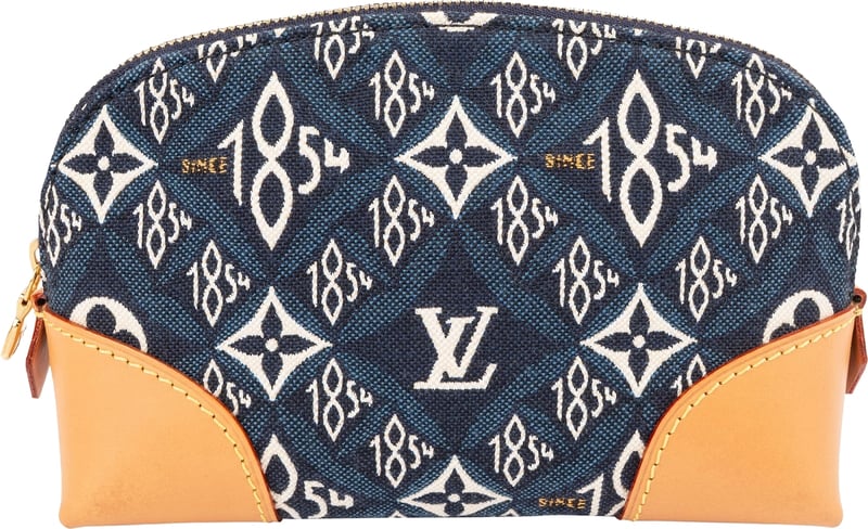 Louis Vuitton Jacquard Canvas Monogram Since 1854 Cosmetic Pouch