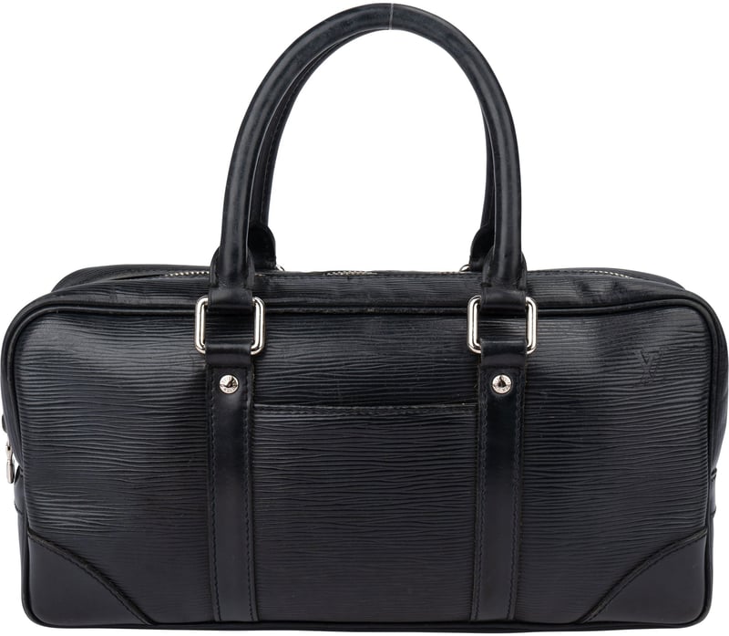 Louis Vuitton Noir Epi Leather Vivienne Long MM Handbag