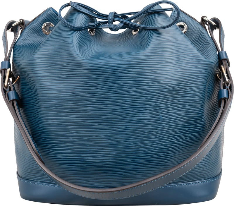 Louis Vuitton Blue Epi Leather NM Sac Noé Petit Shoulder Bag