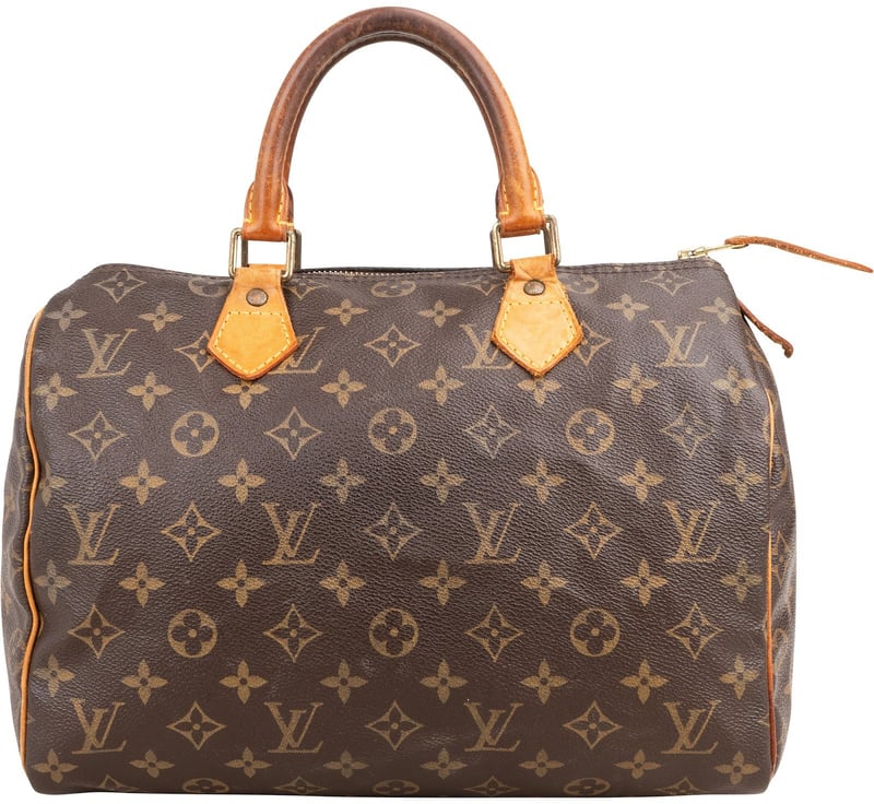 Louis Vuitton Monogram Canvas Speedy 30 Handbag