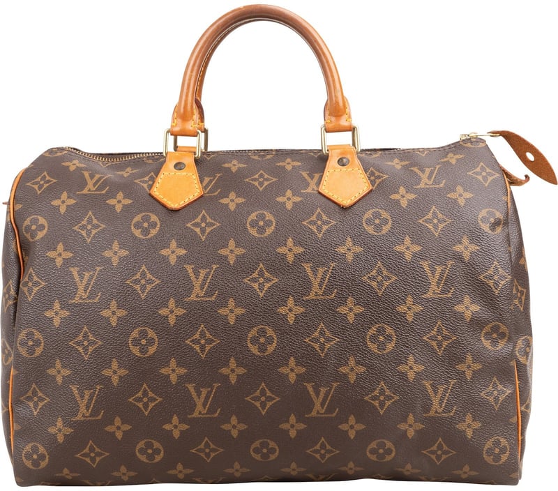 Louis Vuitton Monogram Canvas Speedy 35 Handbag