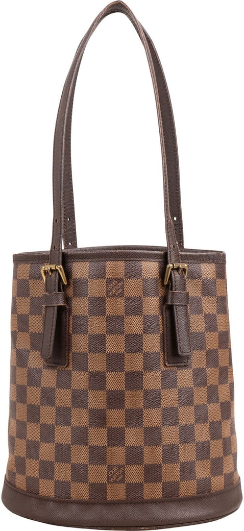 Louis Vuitton Monogram Damier Ebene Bucket PM Shoulder Bag