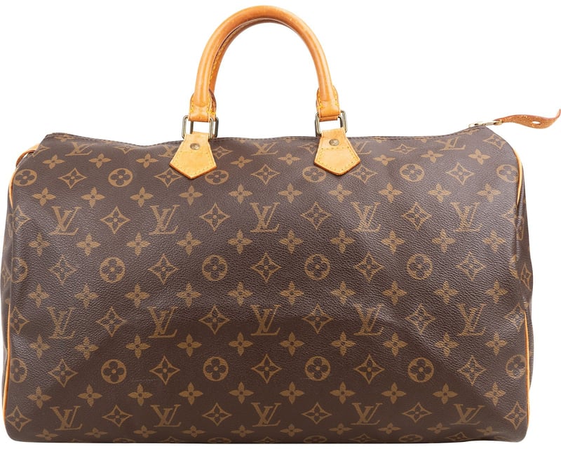 Louis Vuitton Monogram Canvas Speedy 40 Handbag