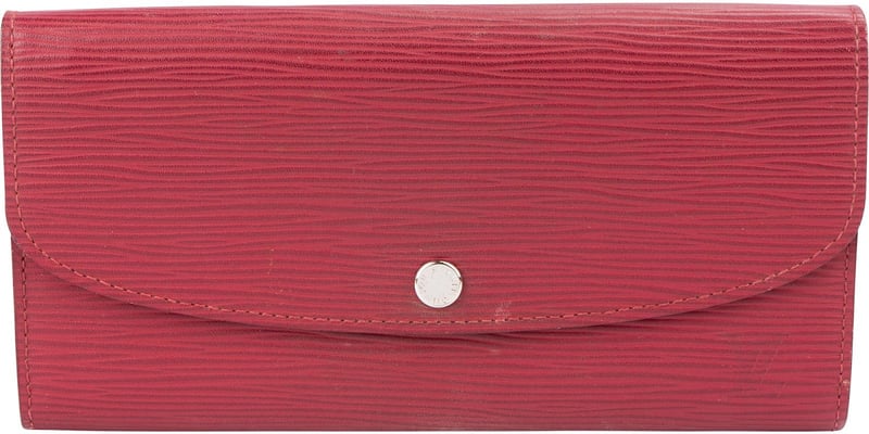 Louis Vuitton Pink Epi Leather Sarah Wallet