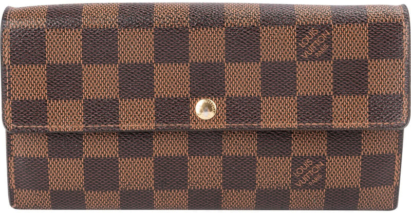 Louis Vuitton Monogram Damier Ebene Sarah Wallet