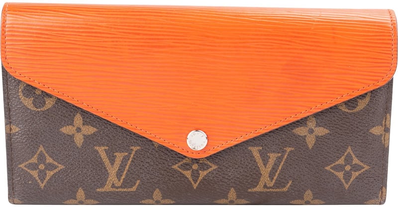 Louis Vuitton Monogram Canvas Epi Leather Marie-Lou Long Wallet