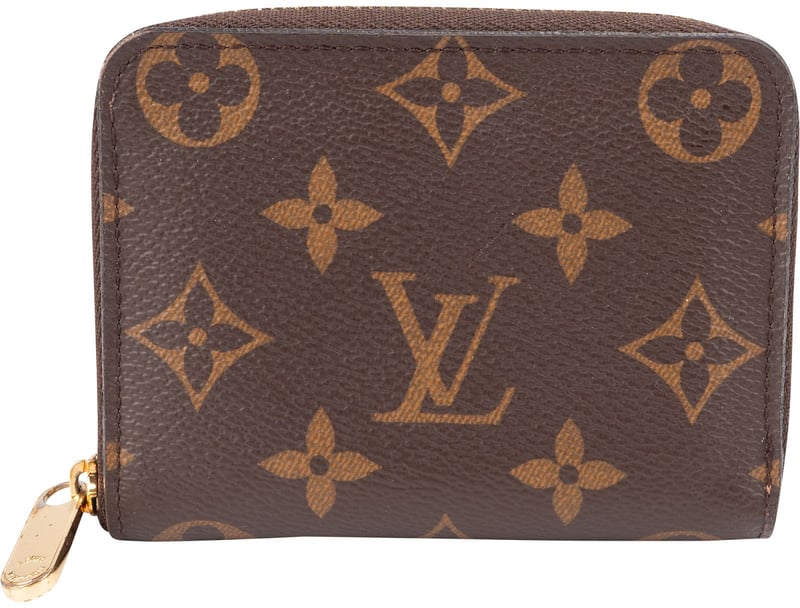Louis Vuitton Monogram Canvas Zippy Coin Purse Wallet