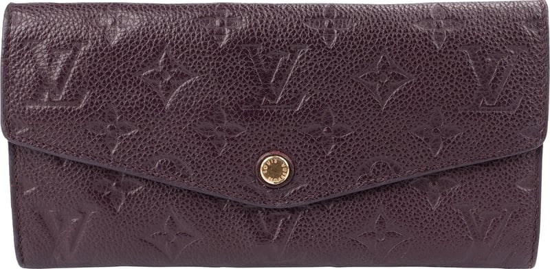 Louis Vuitton Monogram Empreinte Leather Curieuse Wallet