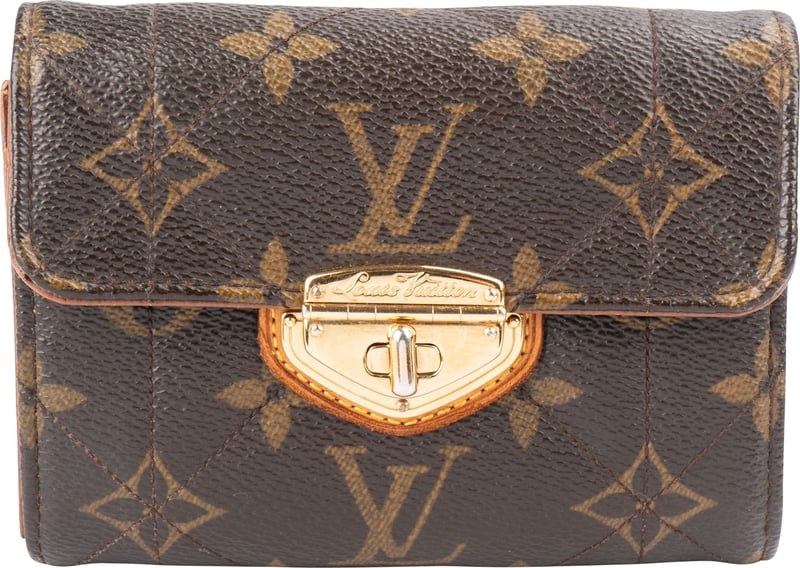 Louis Vuitton Monogram Canvas Malletage Etoile Wallet