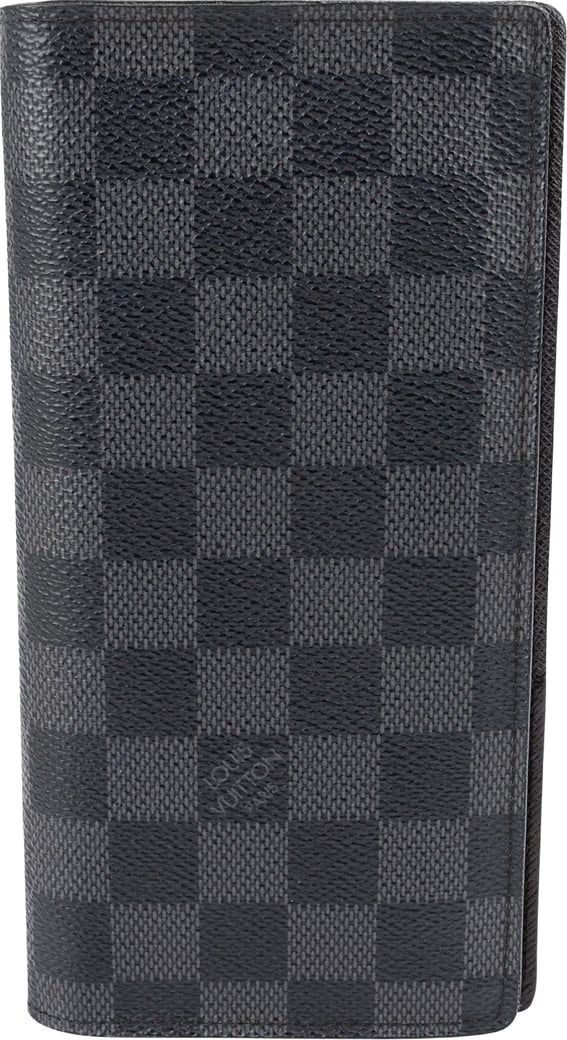 Louis Vuitton Monogram Damier Graphite Brazza Long Wallet