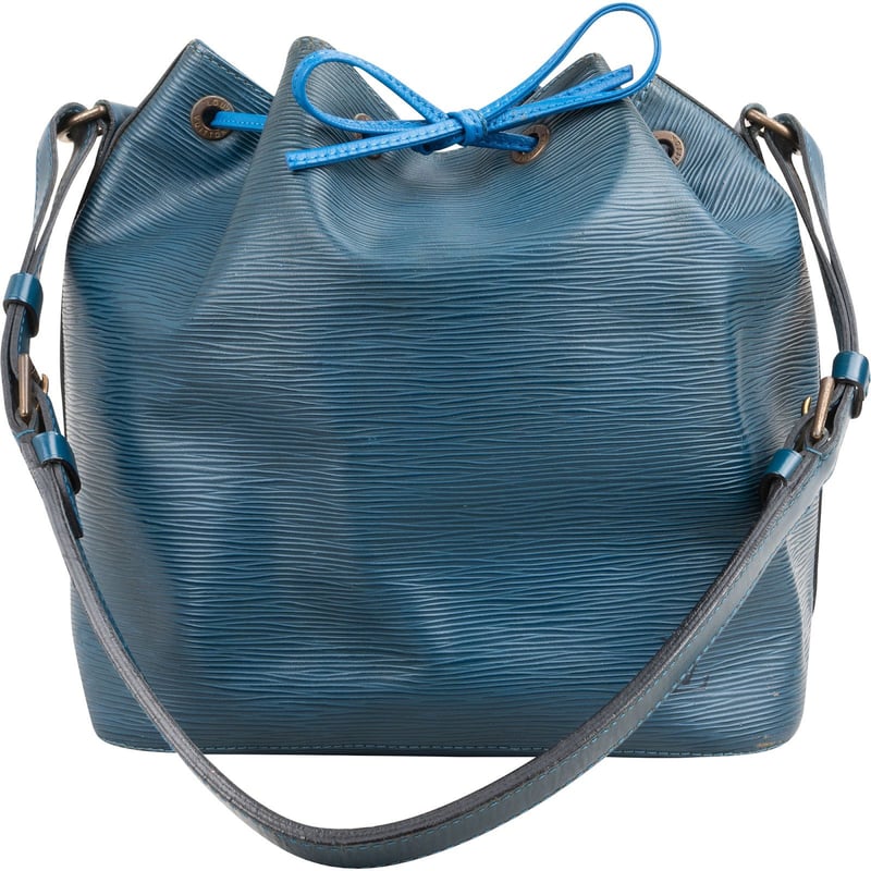 Louis Vuitton Blue Epi Leather Sac Noé Petit Shoulder Bag