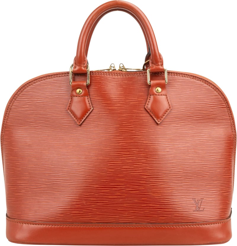 Louis Vuitton Brown Epi Leather Alma PM Handbag