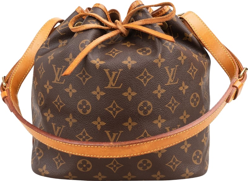 Louis Vuitton Monogram Canvas Sac Noé Petit Shoulder Bag