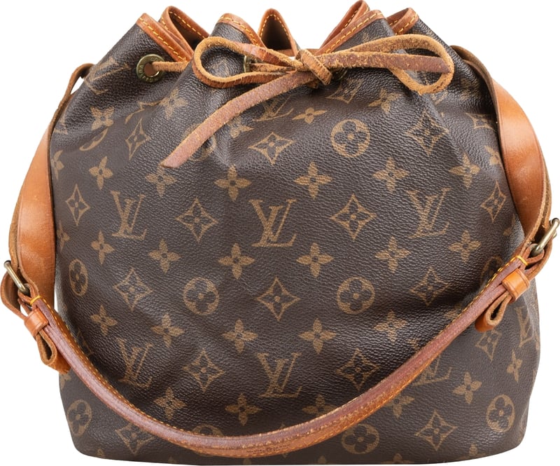Louis Vuitton Monogram Canvas Sac Noé Petit Shoulder Bag