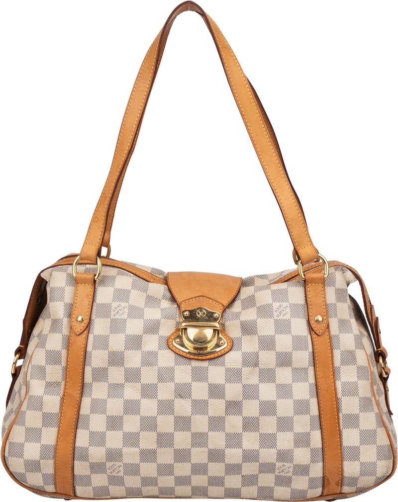 Louis Vuitton Damier Azur Monogram Stresa PM Shoulder Bag