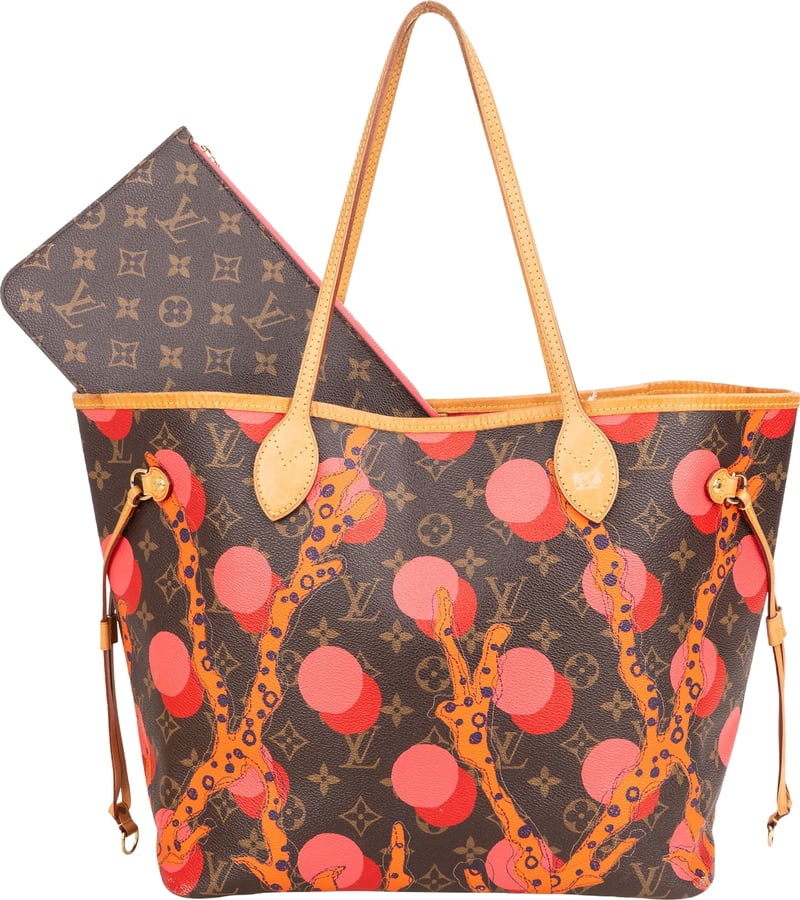 Louis Vuitton Limited Ramages Canvas Monogram Neverfull MM Shopper Handbag