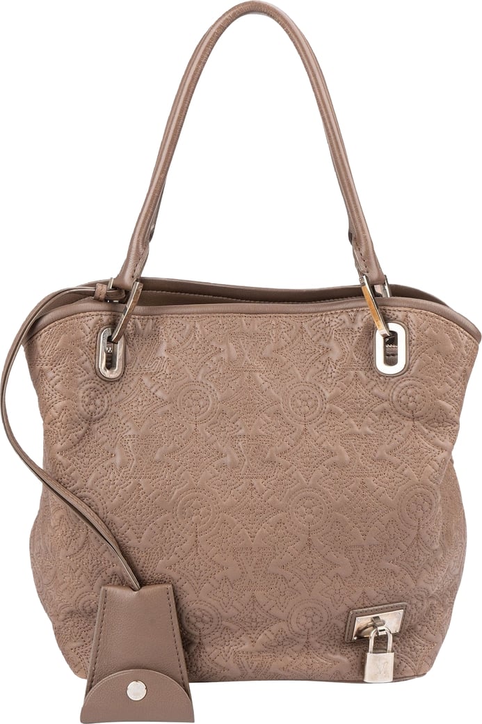 Louis Vuitton Lambskin Fumee Monogram Antheia Lilia Handbag