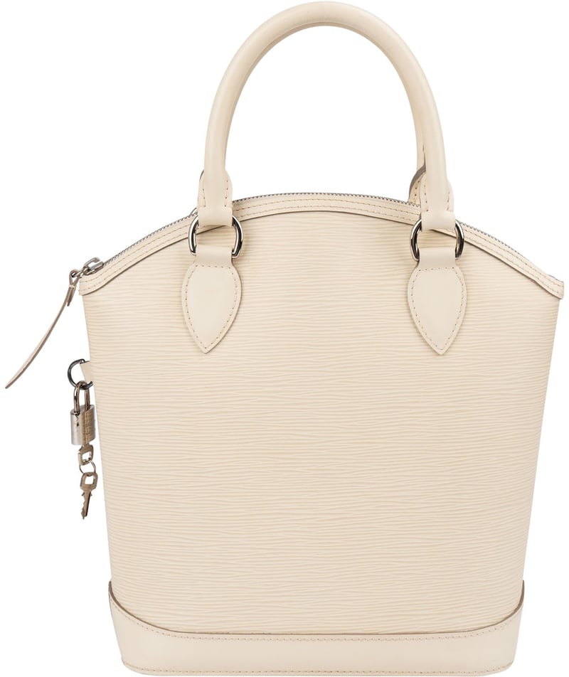 Louis Vuitton Ivory Epi Leather Lockit PM Handbag