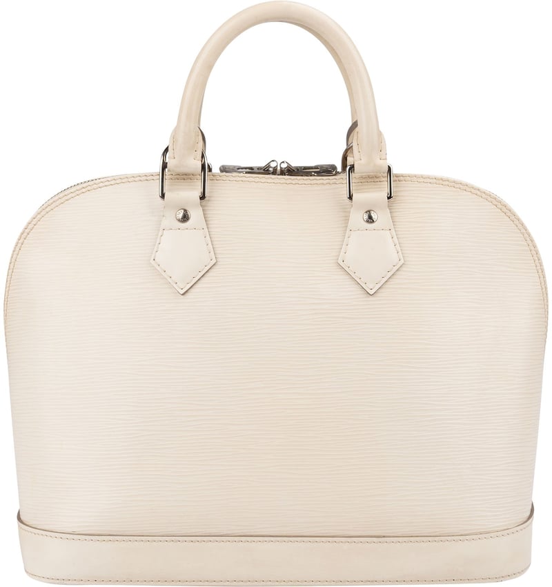 Louis Vuitton Ivory Epi Leather Alma PM Handbag