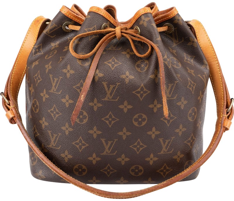 Louis Vuitton Monogram Canvas Sac Noé Petit Shoulder Bag