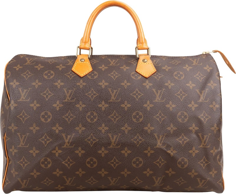 Louis Vuitton Monogram Canvas Speedy 40 Handbag