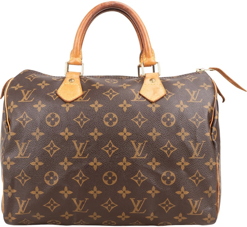 Louis Vuitton Monogram Canvas Speedy 30 Handbag