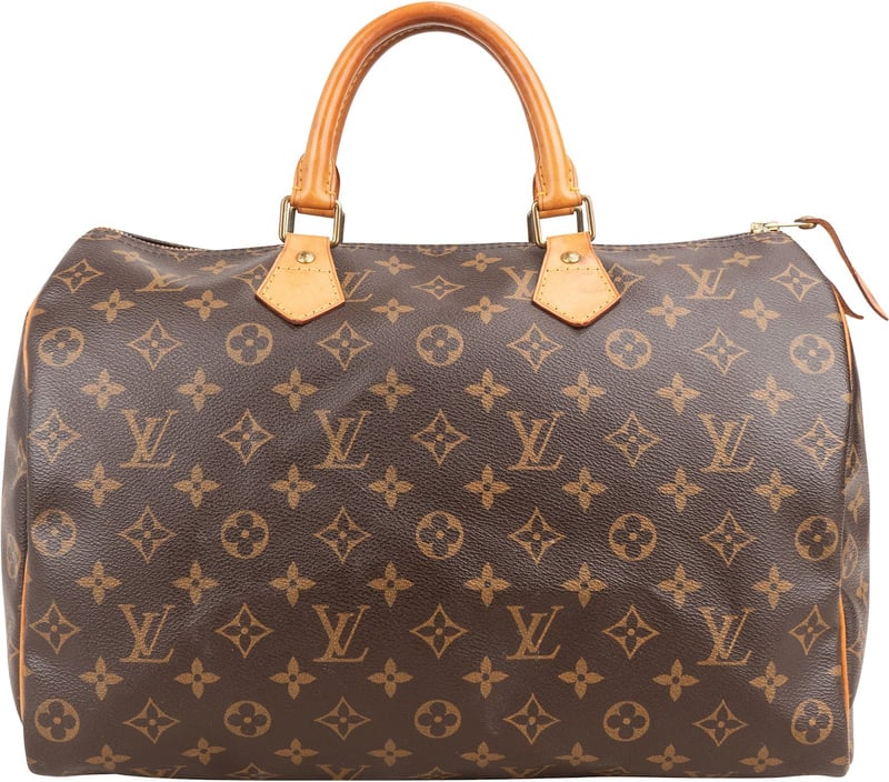Louis Vuitton Monogram Canvas Speedy 35 Handbag