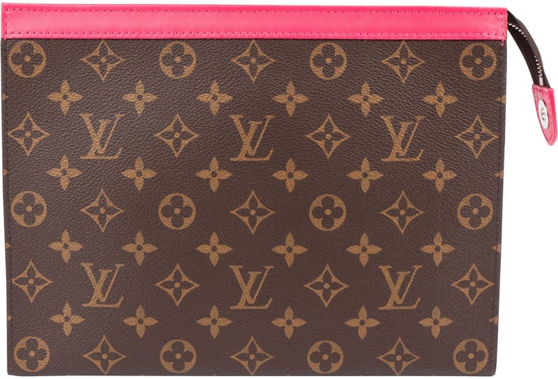 Louis Vuitton Monogram Canvas Neverfull Pochette Voyage MM Clutch Bag