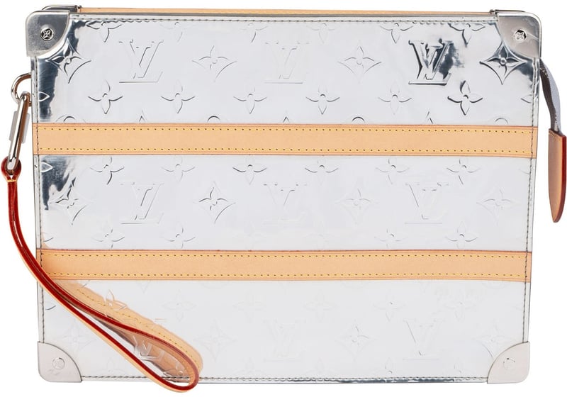 Louis Vuitton Mirror Monogram Transparent Pochette Trunk Clutch Bag