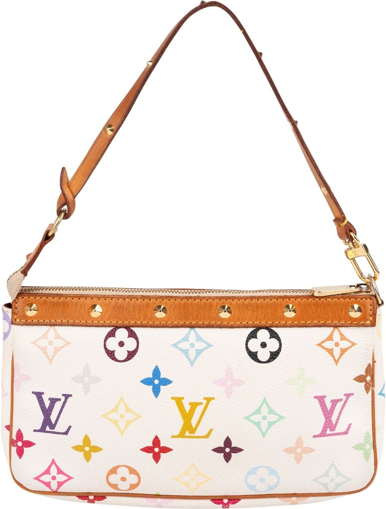 Louis Vuitton Monogram Murakami Multicolor Canvas Studded Pochette Accessoires Handbag
