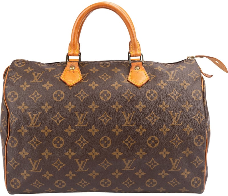 Louis Vuitton Monogram Canvas Speedy 35 Handbag