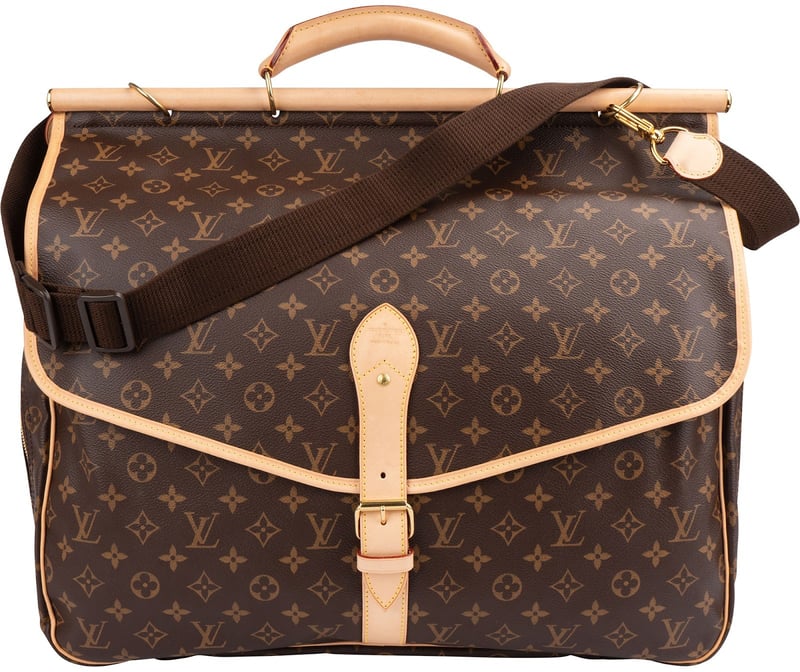 Louis Vuitton Monogram Canvas Sac Chasse Hunting Travel Handbag M41140