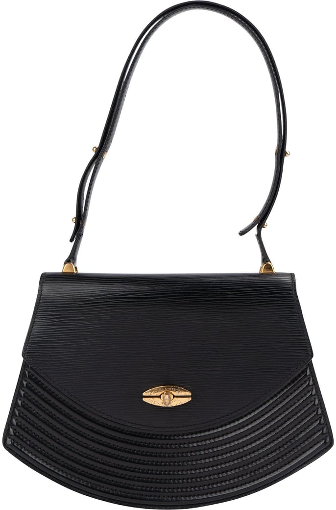 Louis Vuitton Noir Epi Leather Tilsitt Shoulder Bag