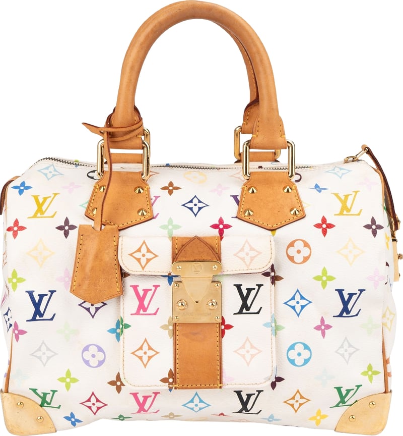 Louis Vuitton Monogram Murakami Multicolor Speedy 30 Handbag