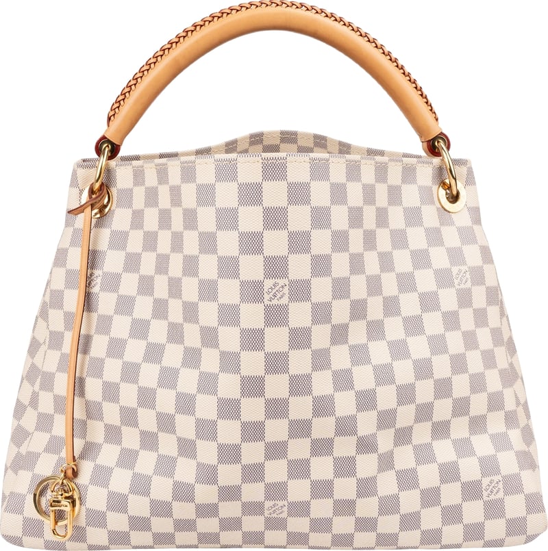 Louis Vuitton Monogram Damier Azur Canvas Artsy MM Shoulder Bag