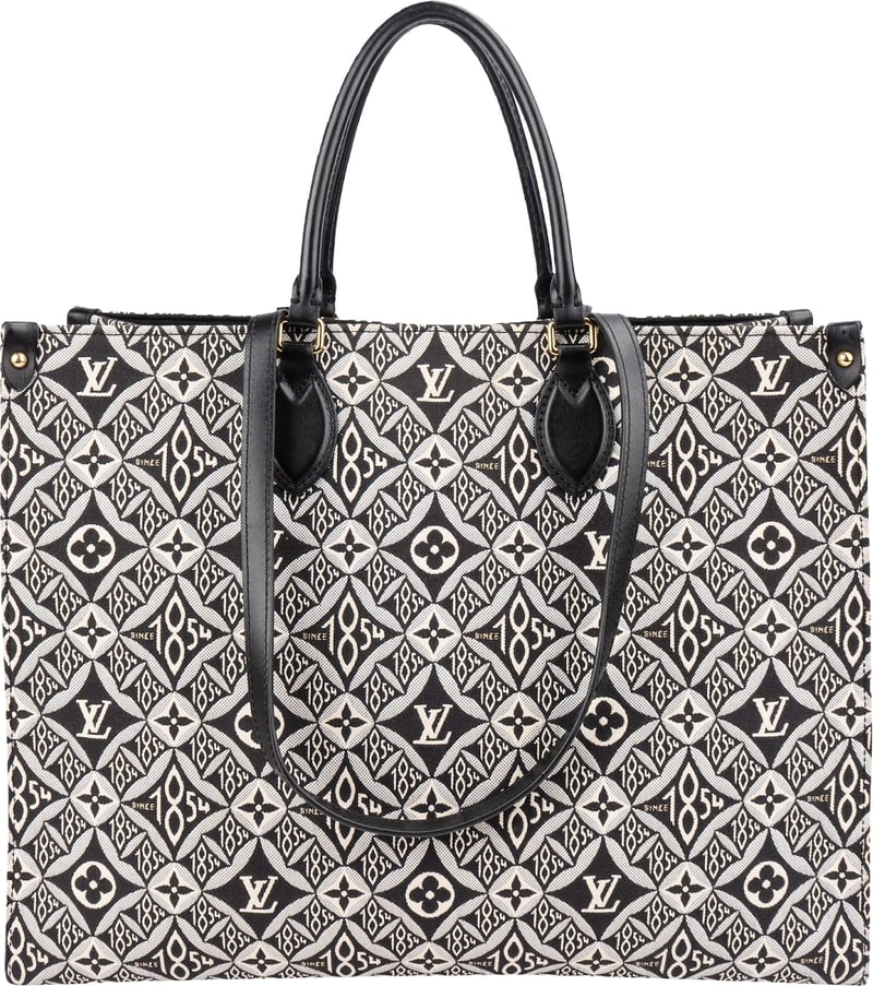 Louis Vuitton Canvas Monogram Since 1854 Jacquard OnTheGo GM Shoulder Bag
