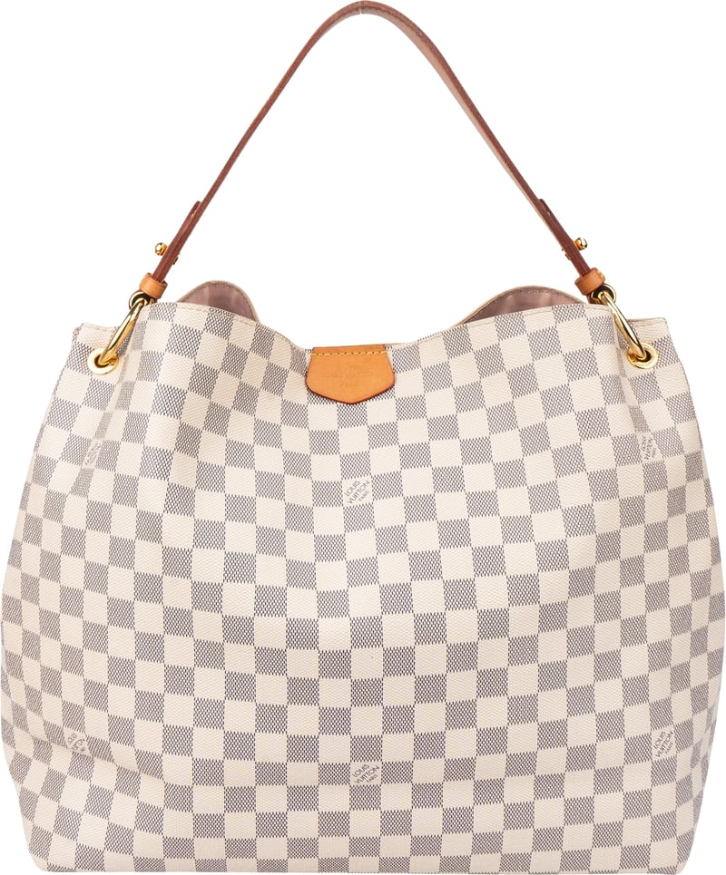 Louis Vuitton Damier Azur Monogram Graceful MM Handbag