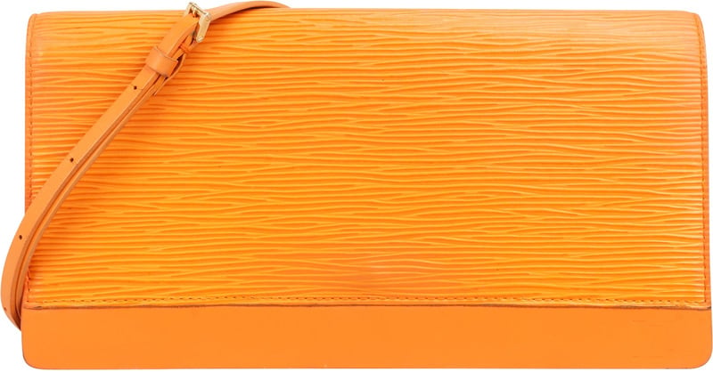Louis Vuitton Orange Epi Leather Honfleur Pochette Shoulder Bag