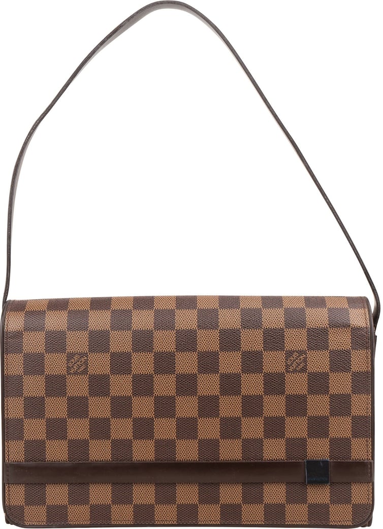 Louis Vuitton Monogram Damier Ebene Tribeca PM Shoulder Bag