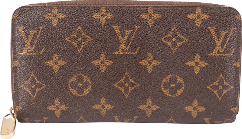 Louis Vuitton Monogram Canvas Zippy Wallet