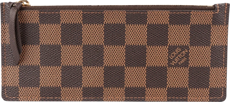 Louis Vuitton Monogram Damier Ebene Sarah Etui Stylo Wallet