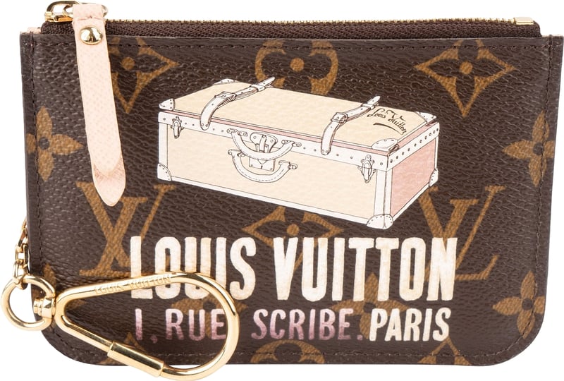 Louis Vuitton Monogram Canvas Holiday Animation Key Pouch Wallet