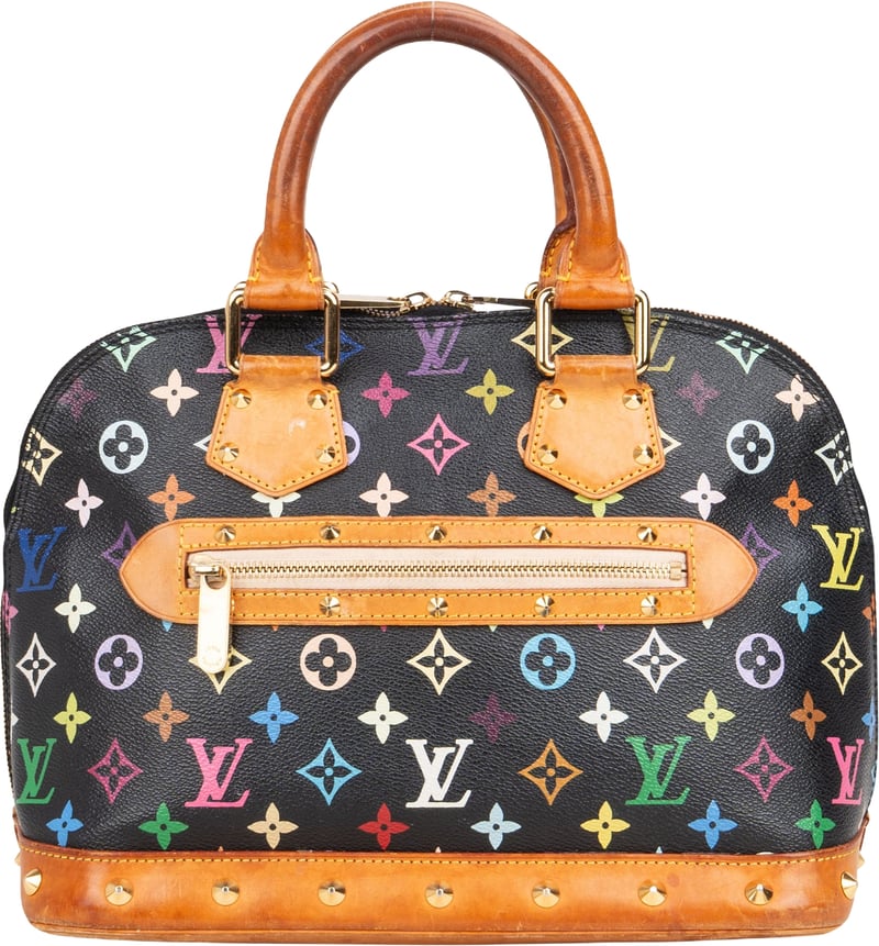 Louis Vuitton Limited Murakami Multicolor Alma PM Handbag