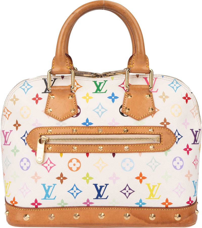Louis Vuitton Limited Murakami Multicolor Alma PM Handbag