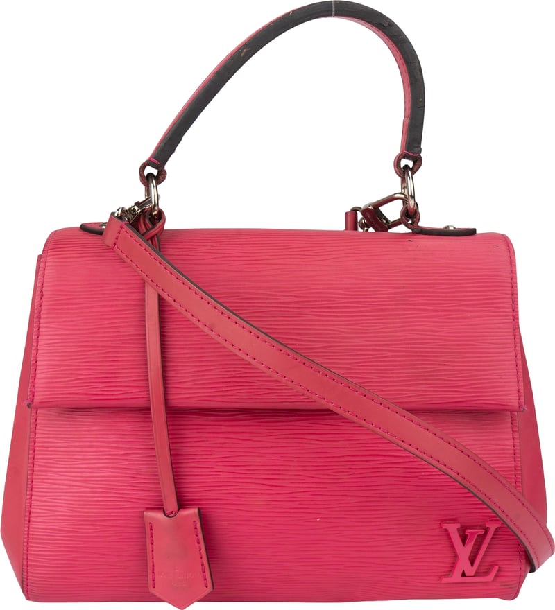 Louis Vuitton Pink Epi Leather Cluny BB Handbag